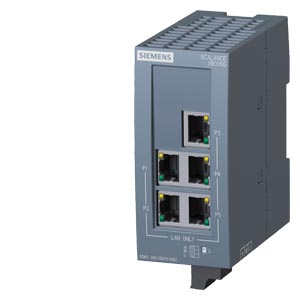 6GK5005-0GA10-1AB2 SCALANCE XB005G UNMANAGED INDUSTRİAL ETHERNET SWİTCH FOR 10/100/1000 MBİT/S; FOR SETTİNG UP SMALL STAR AND LİNE TOPOLOGİES; LED - Görsel 3