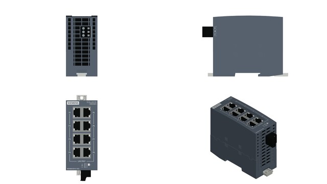 6GK5008-0GA10-1AB2 SIEM SCALANCE XB008G - Görsel 3