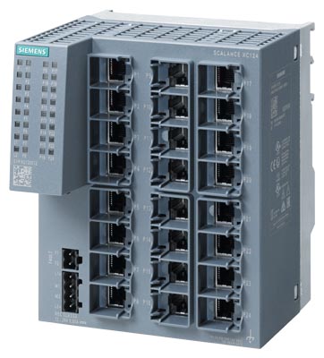 6GK5124-0BA00-2AC2 SCALANCE XC124 24x 10/100 Mbit/s RJ45 UNMANAGED