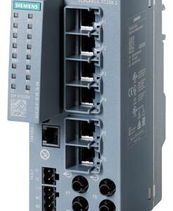 6GK5206-2BB00-2AC2 SCALANCE XC206-2 MANAGEABLE LAYER 2 IE SWITCH; IEC 62443-4-2 CERTIFIED; 6X 100 MBIT/S RJ45 PORTS; 2X 100 MBIT/S ST/BFOC PORTS;