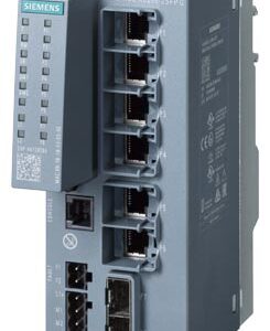 6GK5206-2GS00-2AC2 SCALANCE XC206-2SFP G manageable Layer 2 IE switch; IEC 62443-4-2 certified; 6x 10/100/1000 Mbps RJ45 ports; 2x 1000 Mbps SFP;