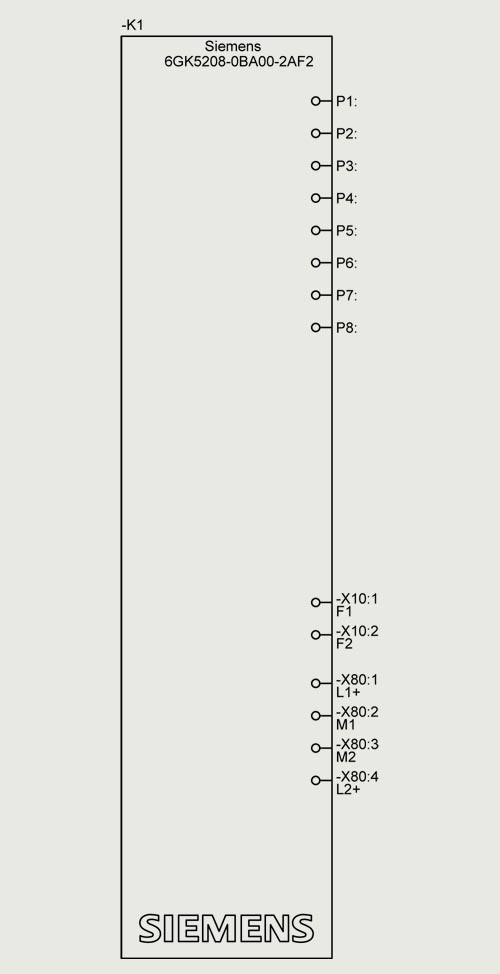 6GK5208-0BA00-2AF2 SCALANCE XF208 - Görsel 4