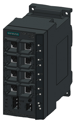 6GK5208-0BA10-2AA3 SCALANCE X208, MANAGED IE SWITCH, 8X 10/100 MBIT/S RJ45 PORTS - Görsel 3
