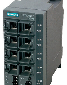 6GK5208-0BA10-2AA3 SCALANCE X208, MANAGED IE SWITCH, 8X 10/100 MBIT/S RJ45 PORTS