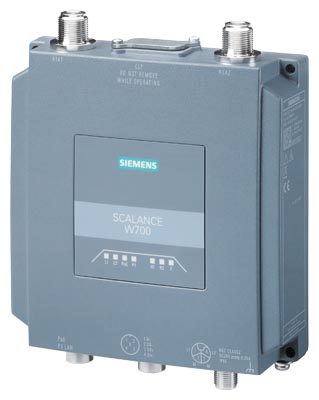 6GK5766-1GE00-3DA0 IWLAN client, SCALANCE WUM766-1 1 radio, 2.4/5 GHz, 2 N-Connect connections, iFeatures support via CLP, IEEE 802.11ax (Wi-Fi 6)