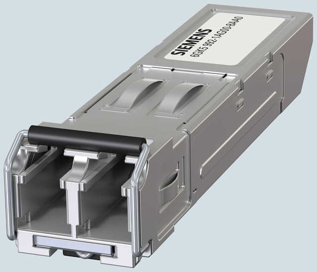 6GK5992-1AG00-8AA0 SCALANCE X ACCESSORY; PLUG-IN TRANSCEIVER SFP992-1+; 1X 1000 MBIT/S LC PORT, OPTICAL; MULTIMODE OPTICAL UP TO MAX. 2000 M. - Görsel 3