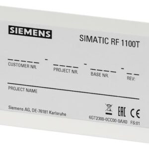 6GT2300-0CC00-0AX0 SIMATIC RF1000, Transponder RF1100T for the configuration of all RF1000 reader; MIFARE DESFire EV2 IP67, -25 … +60°C, 85x 54