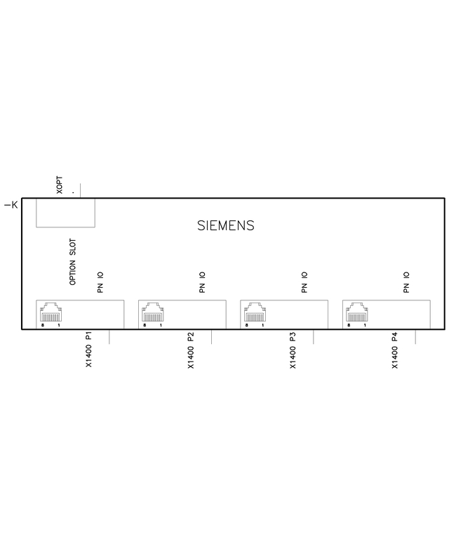 6SL3055-0AA00-2EB0 S120 CBE20 PN MODULE - Görsel 2