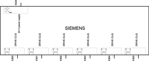 6SL3055-0AA00-6AB0 SINAMICS DME20 DRIVE-CLIQ MODULE - Görsel 2