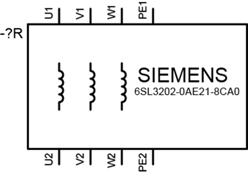 6SL3202-0AE21-8CA0 SINAMICS OUTPUT REACTOR 18.5A 3AC - Görsel 2