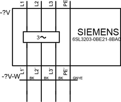 6SL3203-0BE21-8BA0 SINAMICS LİNE FİLTER 3AC 23.5A - Görsel 2
