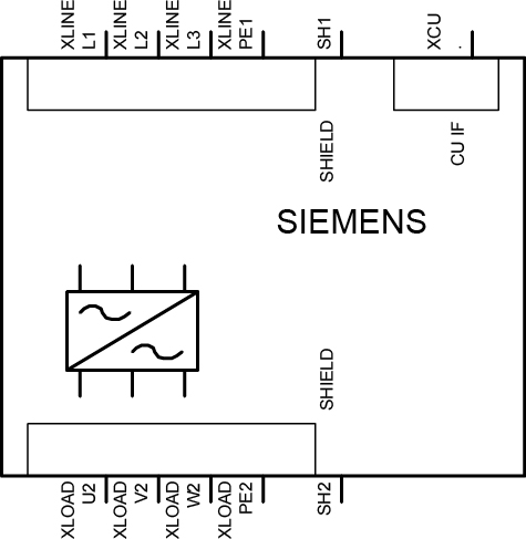 6SL3210-1NE28-8UL0 SINAMICS POWER MODULE 230 - Görsel 2