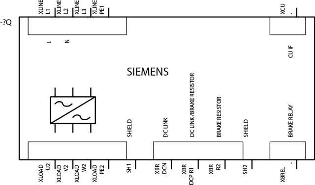 6SL3210-1PB15-5UL0 SINAMICS POWER MODULE PM240-2 - Görsel 2