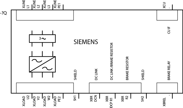 6SL3210-1PE18-0AL1 G120 PM240-2 3KW - Görsel 2