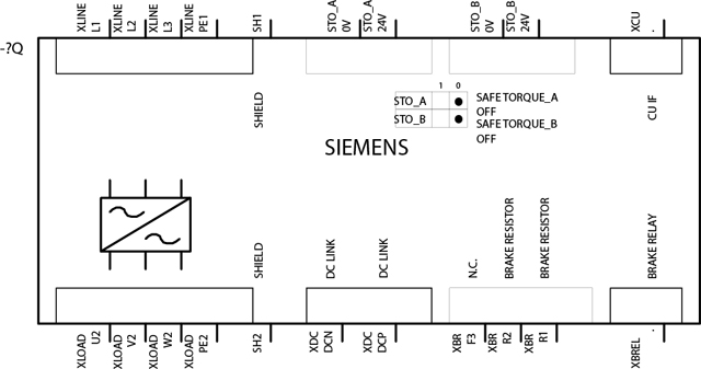 6SL3210-1PE24-5UL0 PM240-2 22 KW 45A 3AC - Görsel 2