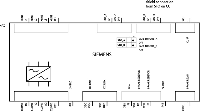 6SL3210-1PE31-8UL0 PM240-2 90KW 178A 3AC - Görsel 2