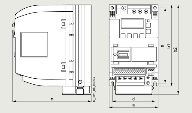 6SL3210-5BB15-5UV1 V20 0.55 kW 1AC - Görsel 2