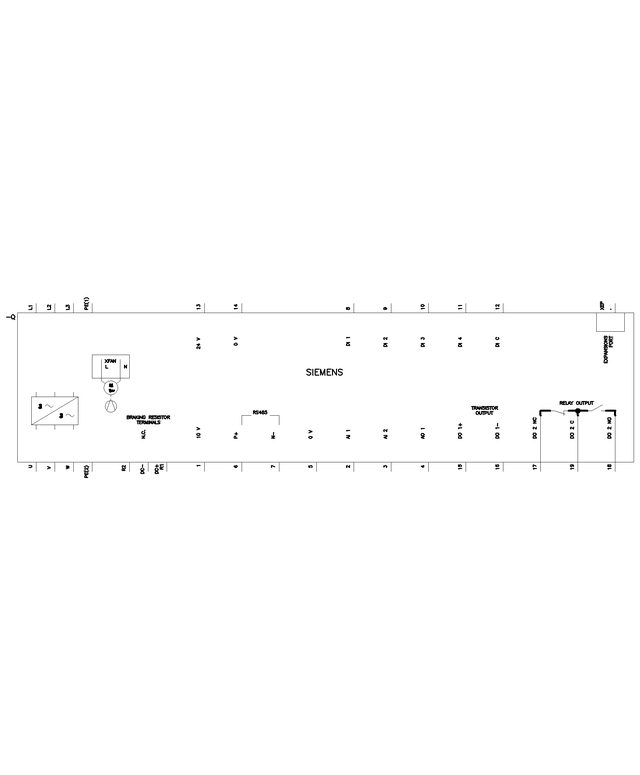6SL3210-5BE22-2UV1 V20 2.2 KW 3AC NEW - Görsel 2
