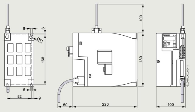 6SL3210-5FE11-5UA0 V90 1.5 kW 3AC MODBUS - Görsel 2