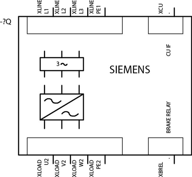 6SL3225-0BE37-5AA0 G120 PM250 90 kW 3AC - Görsel 2