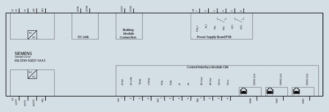6SL3310-1GE37-5AA3 SINAMICS G130 POWER MODULE IP00 380-480 V 3 AC, 50/60 HZ, 745 A TYPE RATİNG: 400KW 6-PULSE SUPPLY WİTHOUT POWER RECOVERY DESİGN - Görsel 2