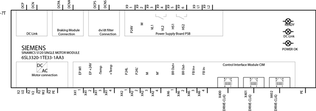 6SL3320-1TE33-1AA3 SINAMICS S120 SINGLE MOTOR MODULES INPUT: 600 V DC OUTPUT: 3-PH 400 V, 310 A FRAME SIZE: CHASSIS INTERNAL AIR COOLING SUPPORT O - Görsel 2