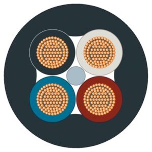 6XV1801-2B ENERGY CABLE, 4-CORE POWER LİNE, STRANDED WİRE, 4X 1.5 MM2, TRAİLABLE DELİVERY UNİT: MAX. 1000 M, MİNİMUM ORDER 20 M SOLD BY TH