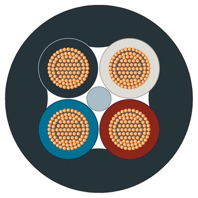 6XV1801-2B ENERGY CABLE, 4-CORE POWER LİNE, STRANDED WİRE, 4X 1.5 MM2, TRAİLABLE DELİVERY UNİT: MAX. 1000 M, MİNİMUM ORDER 20 M SOLD BY TH