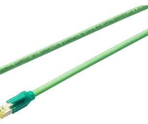 6XV1870-3QN10 Industrial Ethernet TP Cord RJ45/RJ45, CAT 6A, TP cable 4x2, pre-assembled with 2 RJ45 connectors, length 10 m.