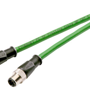 6XV1870-8AE30 Industrial Ethernet connecting Cable M12-180/M12-180, pre-assembled IE FC Trailing cable GP, with 2 M12 plugs (D-coded) length
