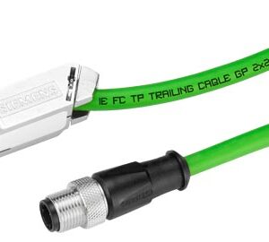 6XV1871-5TH20 IE connecting cable M12-180/IE FC RJ45 Plug-145; IE FC Trailing cable GP pre-assembled with M12 connector (D-coded) and IE FC R