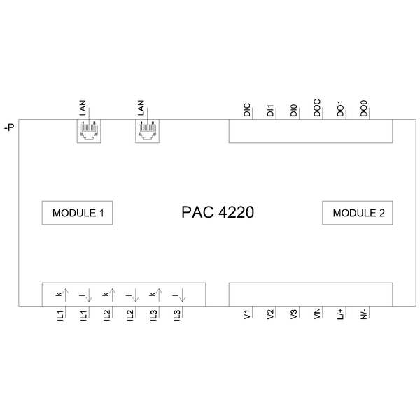 7KM4220-0BA01-1EA0 SENTRON PAC4220 ENERJİ ANALİZÖRÜ, BESLEME GERİLİMİ: 95 … 250 V AC / 110 … 270 V DC ± %10 - Görsel 5