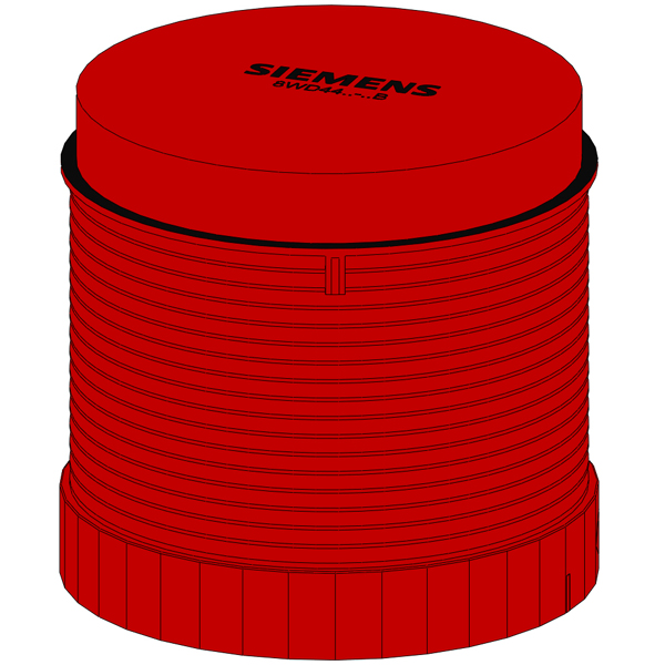 8WD4420-5AB 8WD SINYAL KOLONU, SINYAL ELEMANI, KALICI IŞIKLI, KIRMIZI, 70MM - Görsel 3