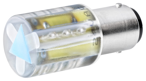 8WD4428-6XB 8WD, BA15D, KIRMIZI LED 24VAC/DC