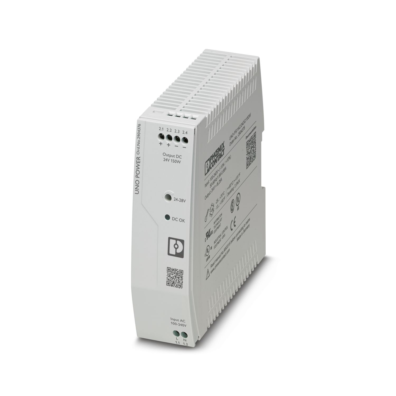 PHO-2904376 UNO-PS/1AC/24DC/150W