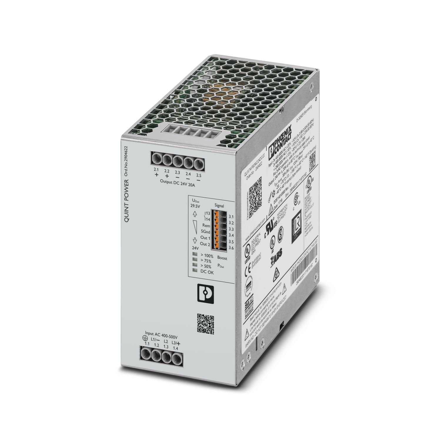PHO-2904622 QUINT4-PS/3AC/24DC/20