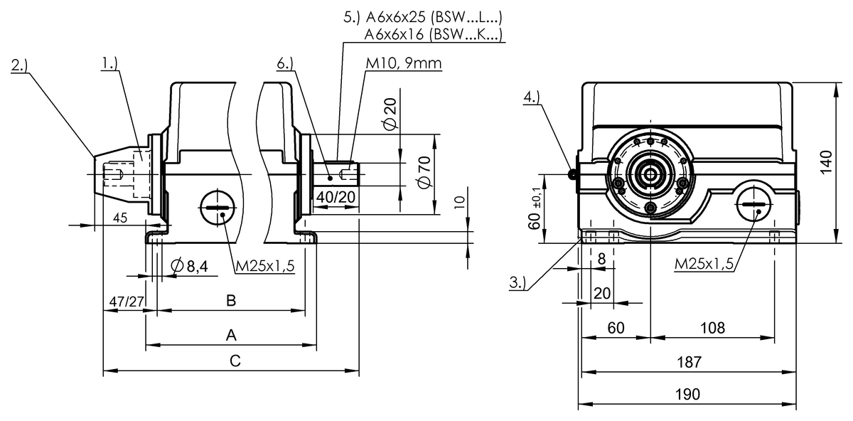 BSW001Y - BSW 819-493-X64-06L3 (Standart döner kam sviçleri) - Görsel 2