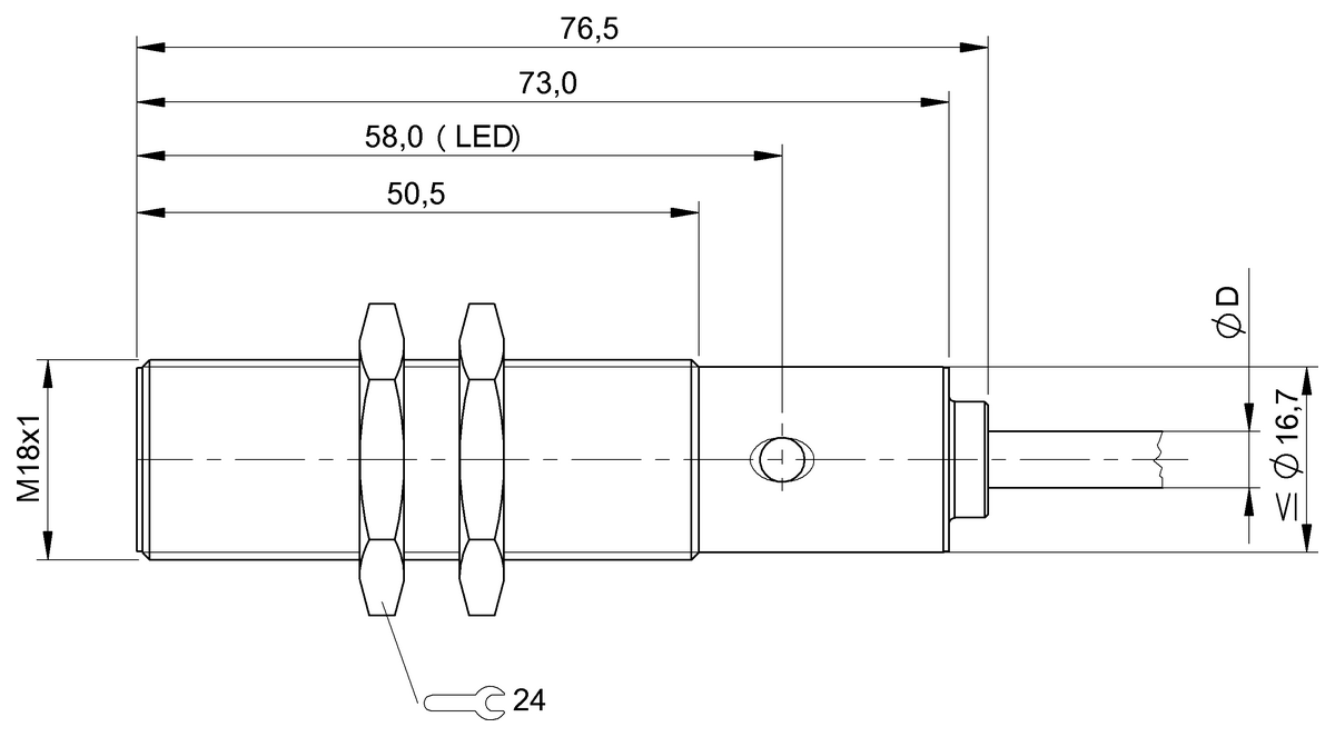 BES015H - BES 516-105-BO-C-03 (Endüktif yakınlık anahtarları) - Görsel 2