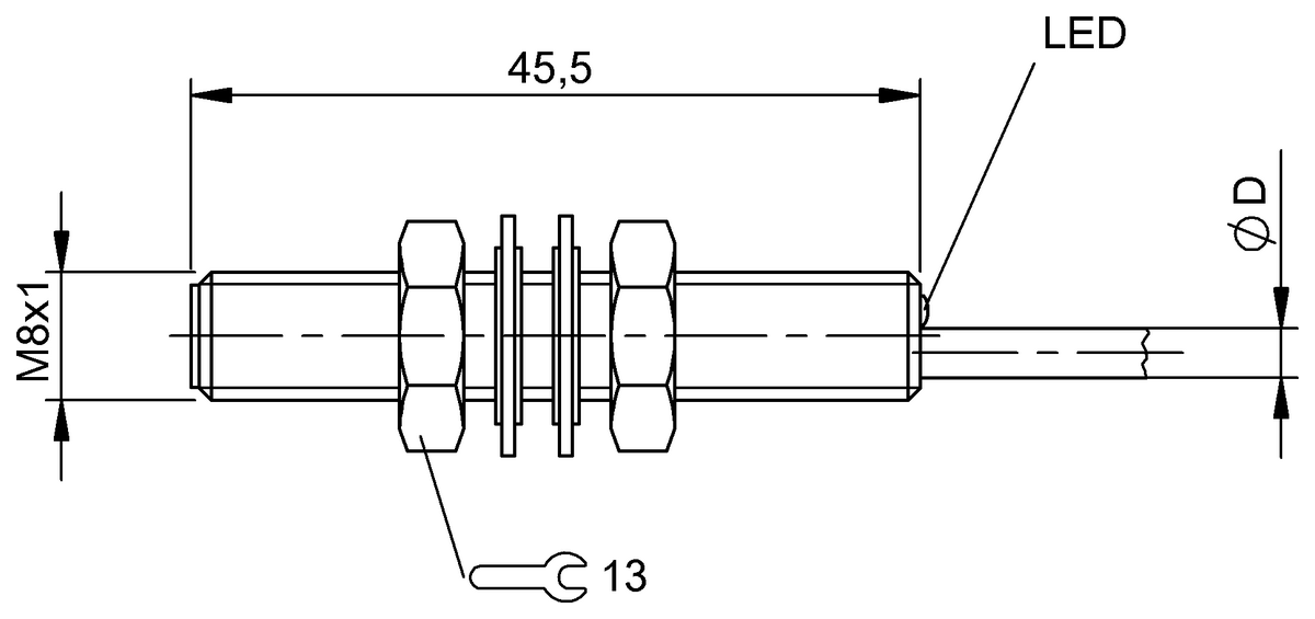 BES031M - BES 516-527-EO-H-03 (Endüktif yakınlık anahtarları) - Görsel 2