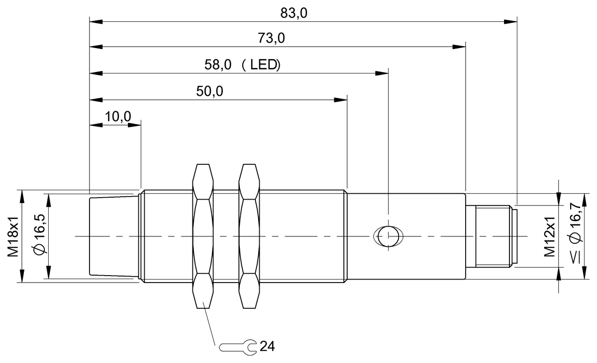 BES03AW - BES 516-360-S4-L (Endüktif yakınlık anahtarları) - Görsel 2
