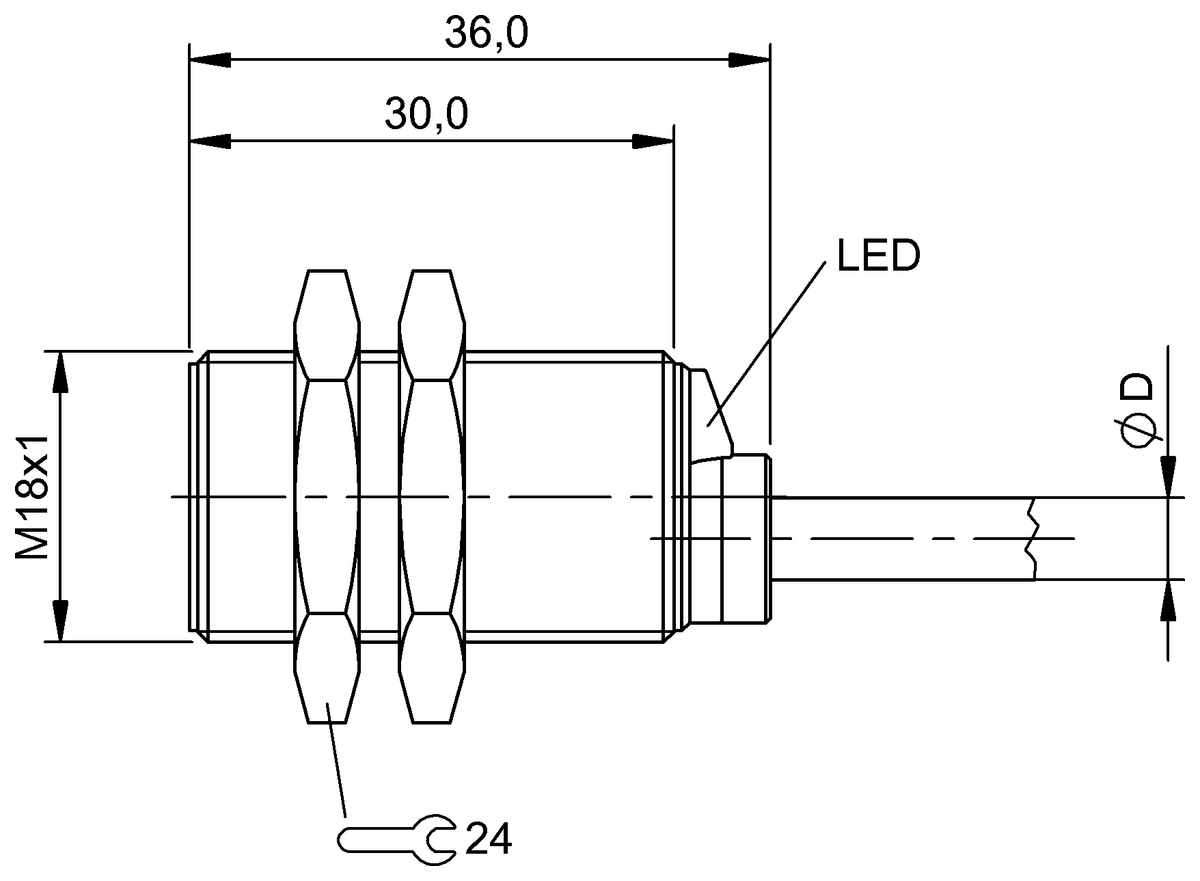 BES00U9 - BES 516-355-E4-Y-05 (Endüktif yakınlık anahtarları) - Görsel 2