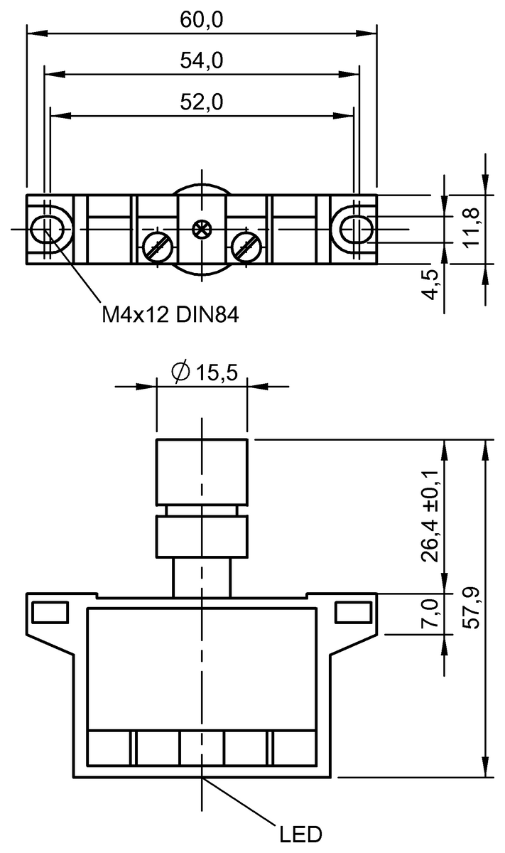 BES02MZ - BES 517-463-RK (Endüktif tek konumlu limit sviçleri) - Görsel 2