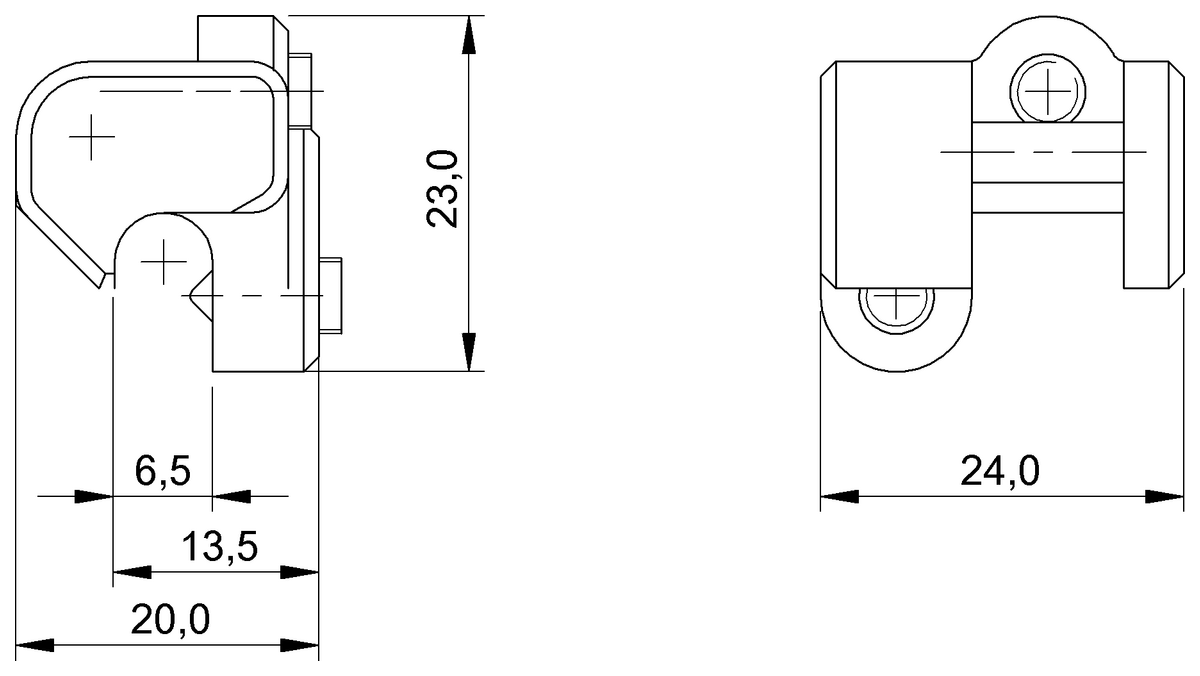 BAM00KY - BMF 21-HW-8 (Manyetik sensörler için montaj braketleri) - Görsel 2