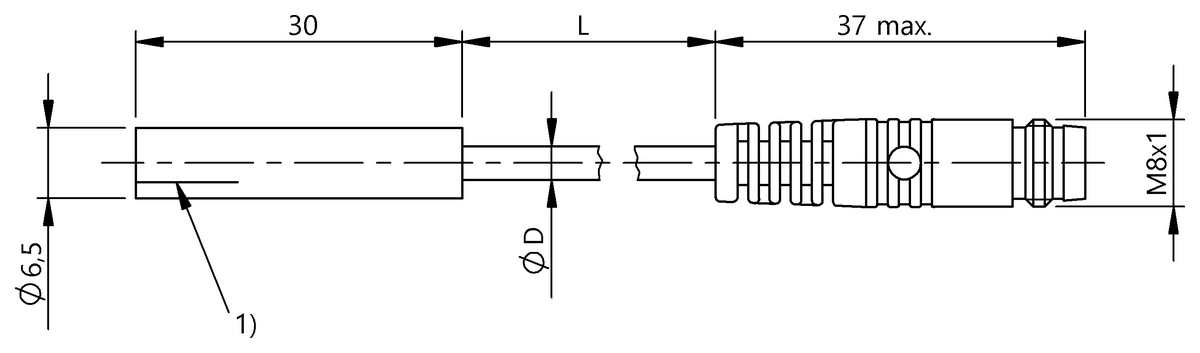 BMF000K - BMF 07M-PS-D-2-S49-00,3 (Silindirik manyetik alan sensörleri) - Görsel 2