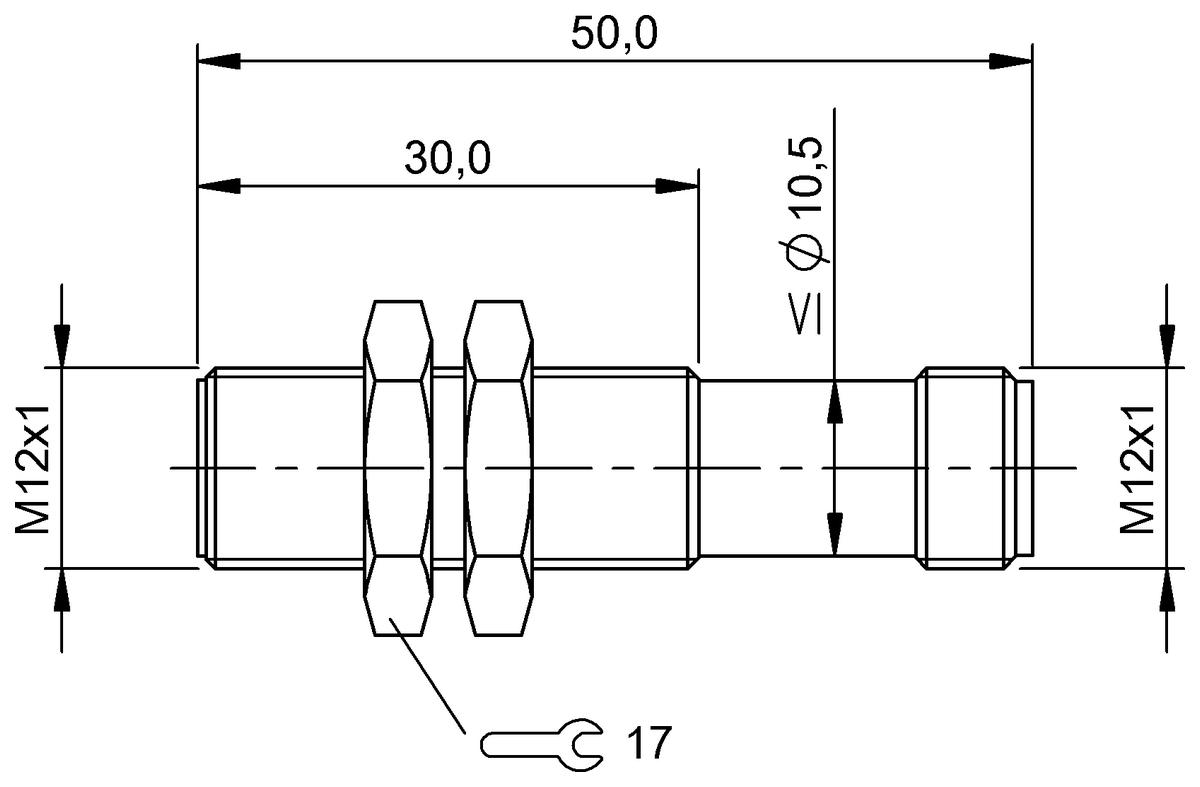 BES0444 - BES M12EE1-PSY20B-S04G-L01 (Yıkanabilir ve hijyenik endüktif sensörler) - Görsel 2