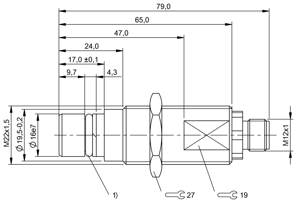 BHS0036 - BES 516-300-S271-S4 (Yüksek basınca dayanıklı endüktif sensörler) - Görsel 2