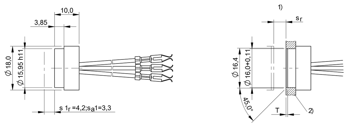BES0380 - BES 517-300-S185-00,53 (Endüktif yakınlık anahtarları) - Görsel 2
