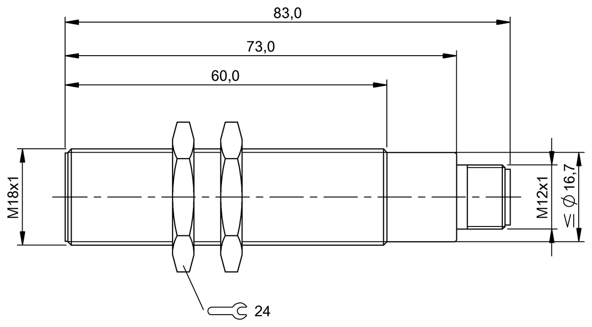BES02H6 - BES 516-105-SA5 (Yüksek sıcaklığa dayanıklı endüktif sensörler) - Görsel 2