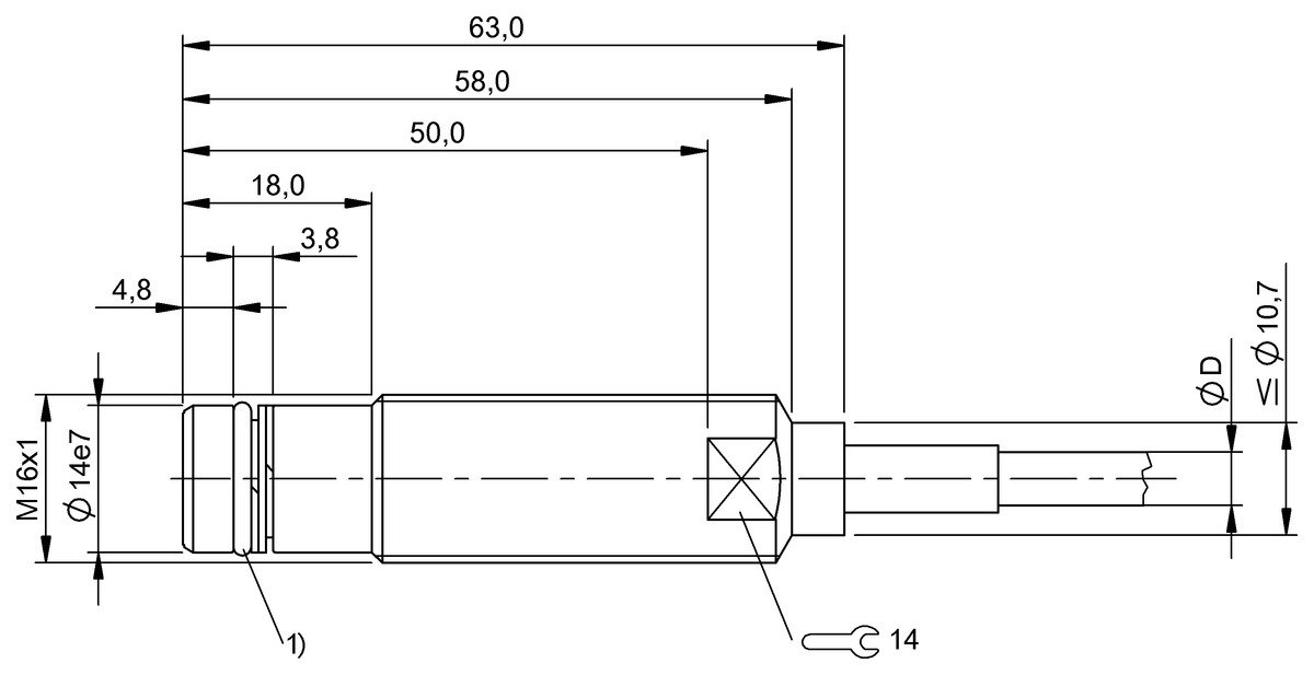 BHS001P - BES 516-300-S149-D-PU-05 (Yüksek basınca dayanıklı endüktif sensörler) - Görsel 2