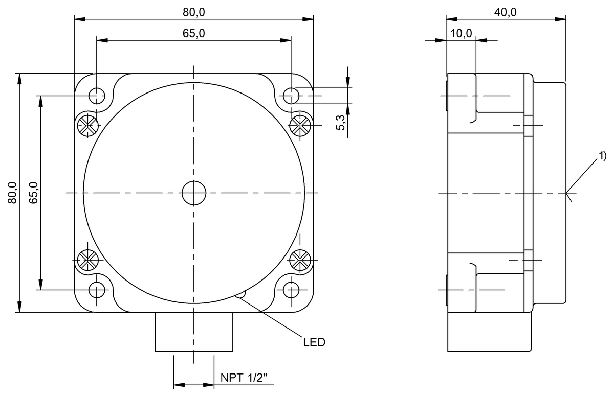BES022P - BES 517-460-U4-L-D (Endüktif yakınlık anahtarları)